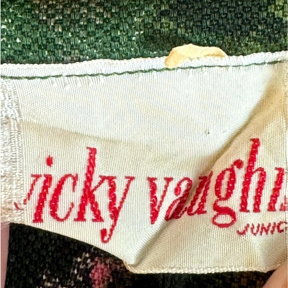 Vicky Vaughn Junior Vintage Cap Sleeve Midi Dress size XS / S - Picture 16 of 16